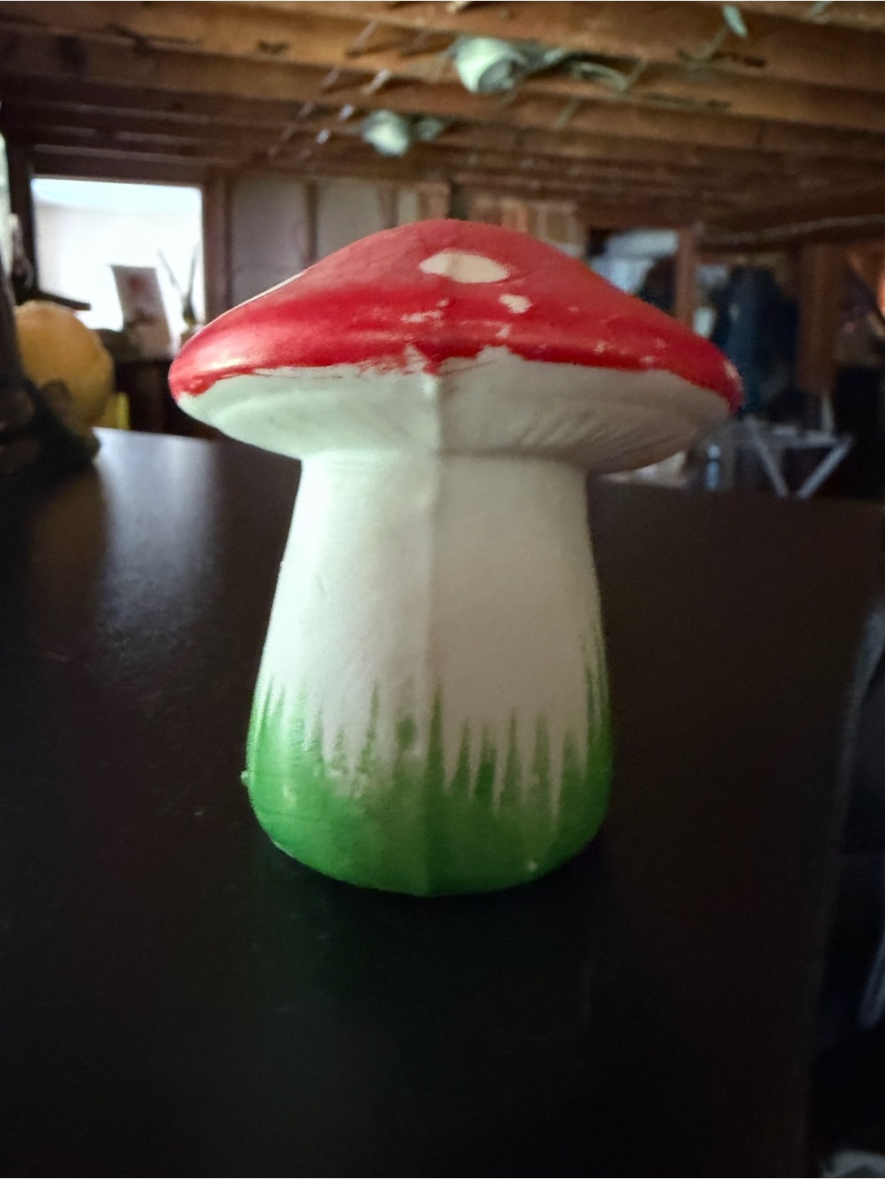 Vintage Ceramic Mushroom Figurine - Picture 3 of 3
